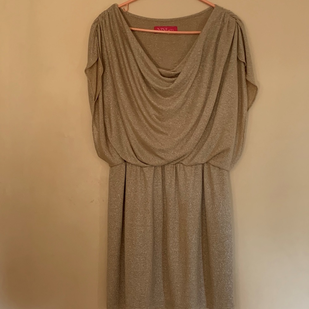 Tan Sparkle Dress